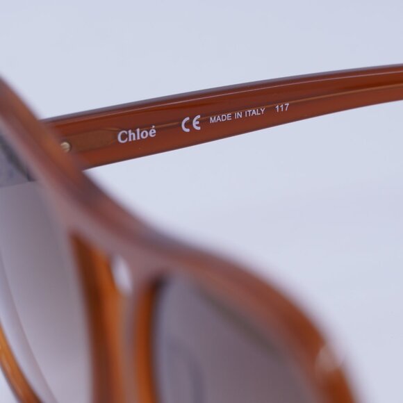 🕶️ New Chloe CE720S 208 Sunglasses - Caramel Frame, Brown Lenses - Picture 7 of 8